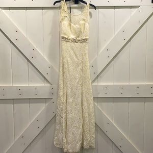 White prom dress